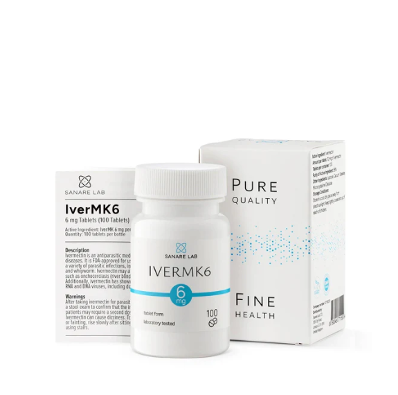 IverMK 6 mg, 100 tablets